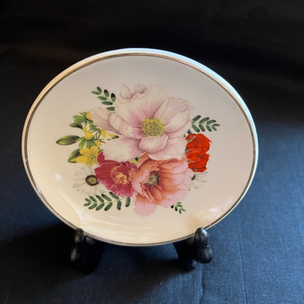 Floral Porcelain Plate